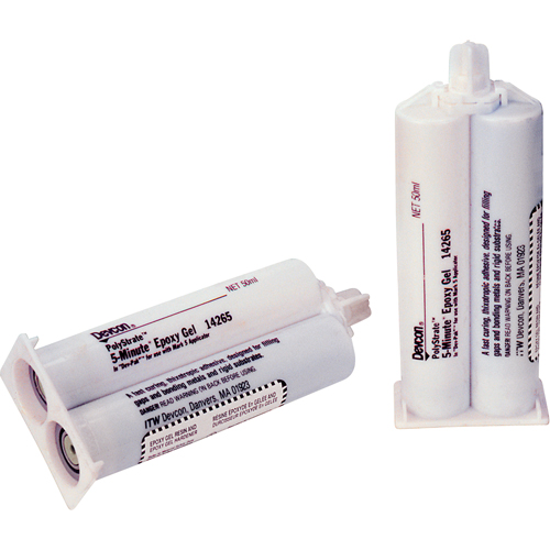 5-Minute Adhesive, 50 ml, Dual Cartridge, Two-Part, Clear Air Extreme Inc.