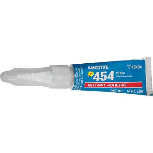454 Prism&reg; Instant Adhesive Gel, Clear, Tube, 3 g Air Extreme Inc.