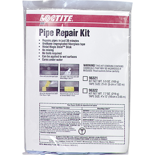 Pipe Repair Kits, Tape, 2" x 6', -17.7° C - 121° C/0° F - 250° F Air Extreme Inc.