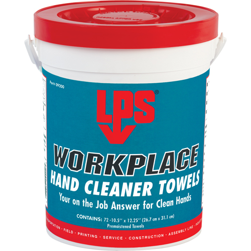 Serviettes nettoyantes pour le travail, 72 lingettes, 10-1/2" x 12-1/4" Air Extreme Inc.