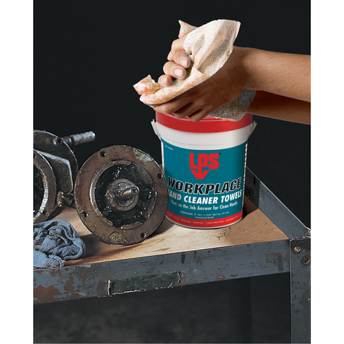 Serviettes nettoyantes pour le travail, 72 lingettes, 10-1/2" x 12-1/4" Air Extreme Inc.