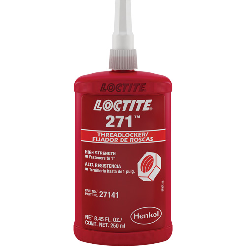 Threadlocker 271 , Red, High, 250 ml, Bottle Air Extreme Inc.