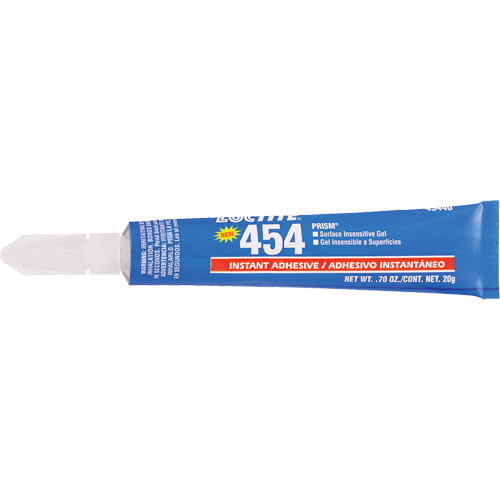 Prism 454 Instant Adhesive Gel, Clear, Tube, 20 g Air Extreme Inc.