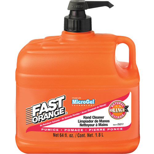 Hand Cleaner, Pumice, 1.89 L, Pump Bottle, Orange Air Extreme Inc.