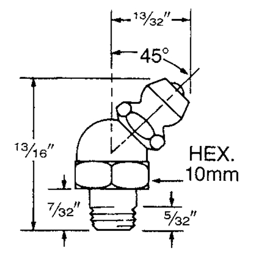 Raccord, Filetage de 6 mm Air Extreme Inc.