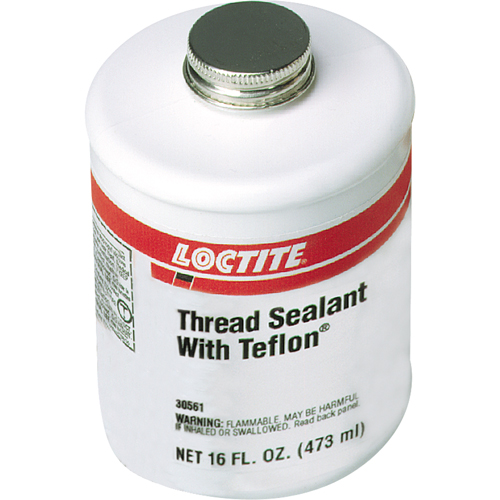 Thread Sealant with PTFE, Brush-Top Can, 473 ml, -51° C - 149° C/-59.8° F - 300.2° F Air Extreme Inc.