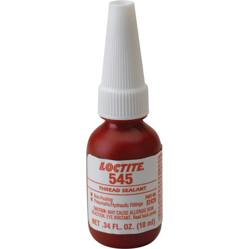 Thread Sealant 545 Hydraulic/Pneumatic Sealant, Bottle, 10 ml, -54° C - 149° C/-65° F - 300° F Air Extreme Inc.