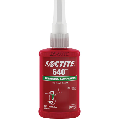 Retaining Compound 640 Medium Strength/High Temperature, 50 ml, Bottle, Green Air Extreme Inc.