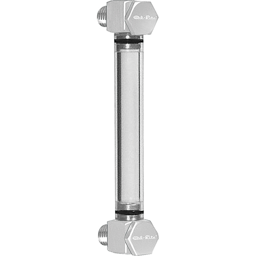 Round Nylon Liquid Level Gauge, Threaded, 9" L, 205°F (96.11° C) Air Extreme Inc.