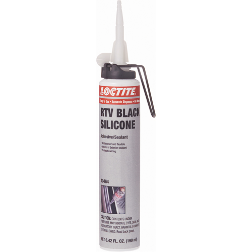 Scellant adh&eacute;sif &agrave; la silicone Superflex RTV, Cartouche, Noir Air Extreme Inc.