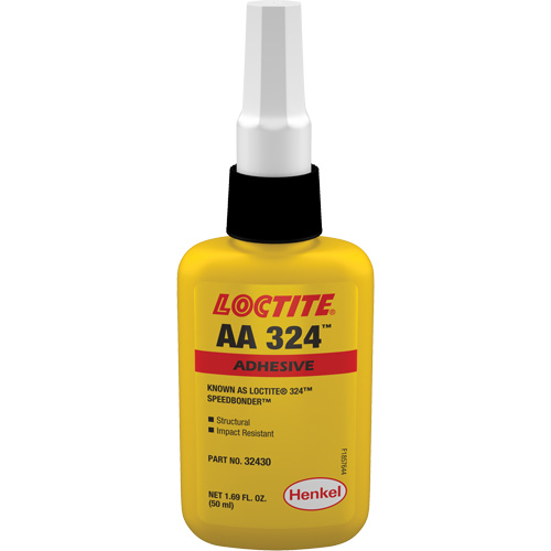 Adh&eacute;sif acrylique structurel 324 Speedbonder, Deux composants, 50 ml, Bouteille, Jaune Air Extreme Inc.