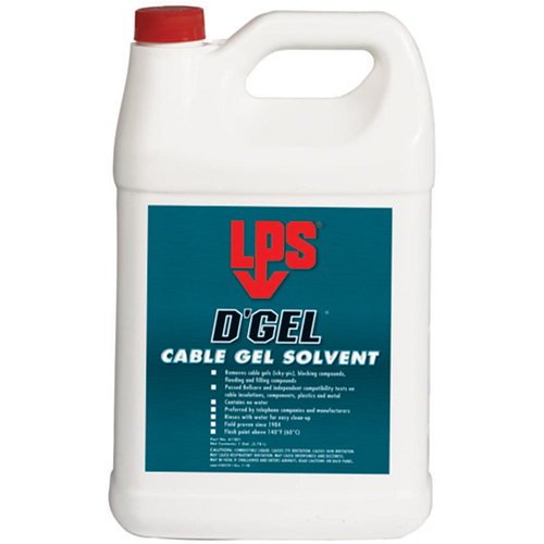 Solvant de gel D'Gel pour c&acirc;bles, 1 gal., Cruche Air Extreme Inc.