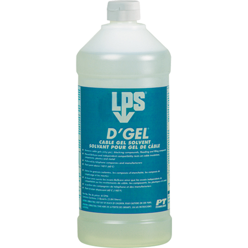 Solvant de gel D'Gel pour c&acirc;bles, 32 oz, Bouteille Air Extreme Inc.