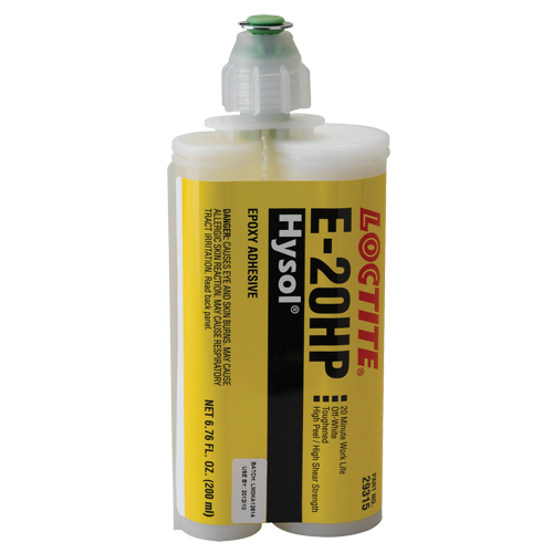 E-20P Fast Setting Structural Adhesives, 200 ml, Dual Cartridge, Two-Part, White Air Extreme Inc.