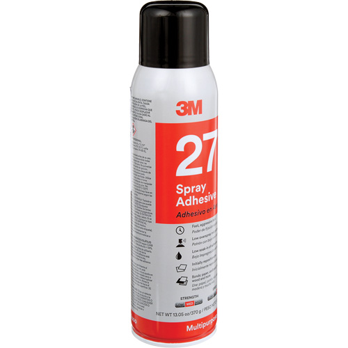 27 Multi-Purpose Spray Adhesive, Clear, Aerosol Can Air Extreme Inc.