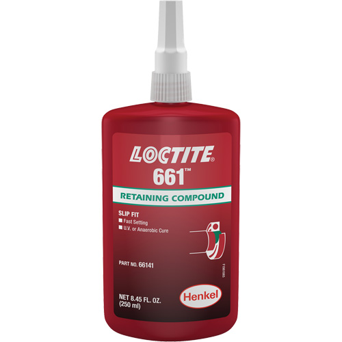 Compos&eacute; de retenue Loctite 661, 250 ml, Bouteille, Jaune Air Extreme Inc.
