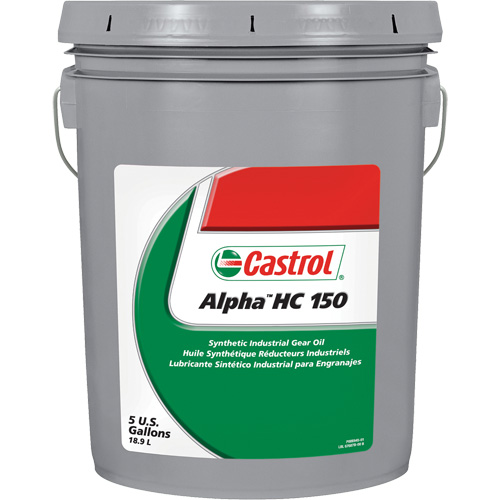 Huile pour engrenages synth&eacute;tique industrielle 3660 HC EP 150 Alpha, 18,93 L Air Extreme Inc.