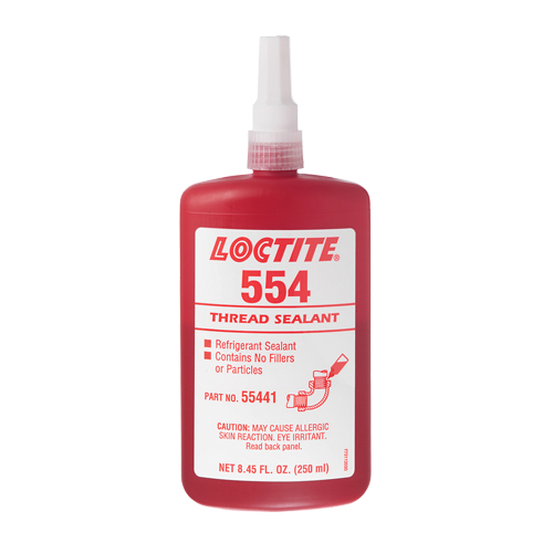 554 Thread Sealant, Bottle, 10 ml, -53.89° C - 148.89° C/-65°F - 300°F Air Extreme Inc.