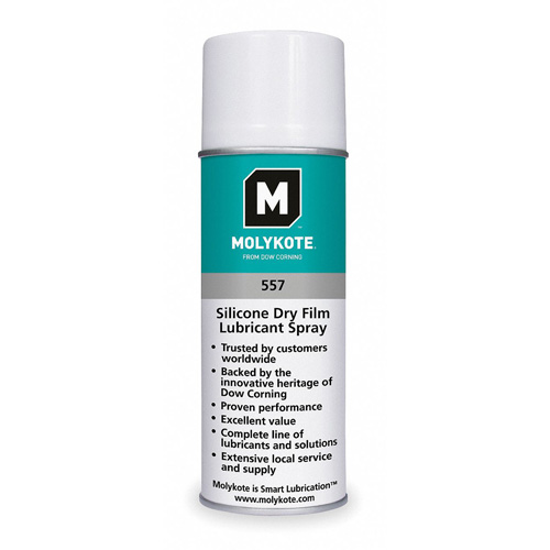 Film lubrifiant sec au silicone Molykote 557, Canette a&eacute;rosol Air Extreme Inc.