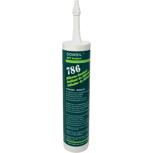 Dowsil 786 Silicone Sealant, 300 ml, Cartridge, White Air Extreme Inc.