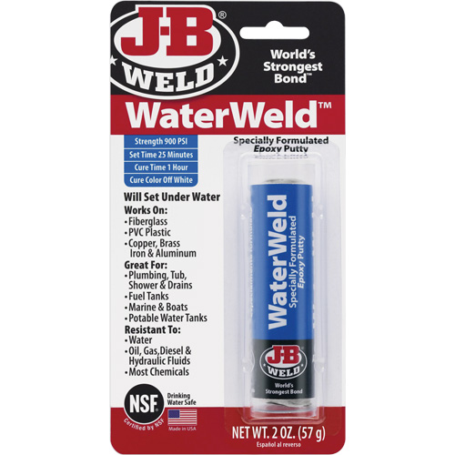 WaterWeld Epoxy, 2 oz., Stick, Off-White Air Extreme Inc.