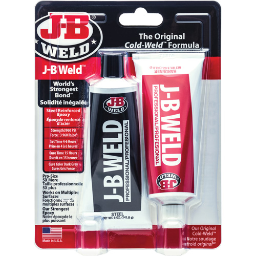 Colle &eacute;poxyde J-B Weld, Deux composants, Tube, 10 oz, Gris Air Extreme Inc.