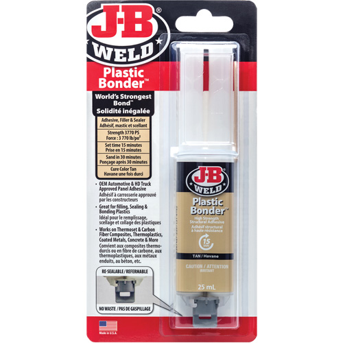 Adh&eacute;sif plastique, 25 ml, Seringue, Deux composants, Havane Air Extreme Inc.