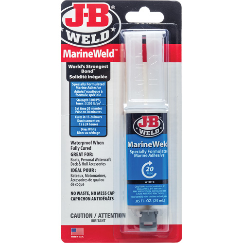 Adh&eacute;sif MarineWeld, 25 ml, Seringue, Deux composants, Blanc Air Extreme Inc.