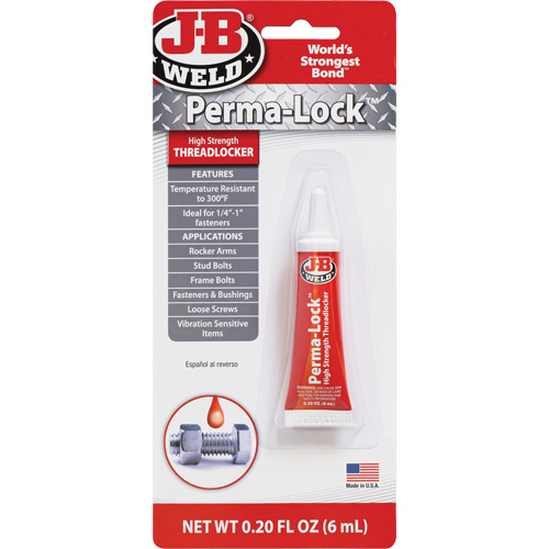 Compos&eacute; de blocage Perma-Lock, Rouge, &eacute;lev&eacute;, 6 ml, Tube Air Extreme Inc.