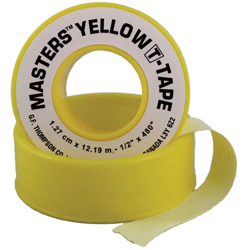 Ruban T, 260" lo x 1/2" la, Jaune Air Extreme Inc.