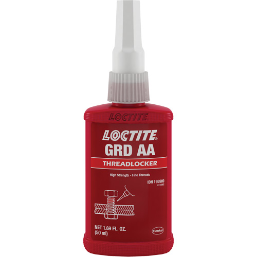 Letter Grade AA Wicking Grade Threadlocker, Green, High, 50 ml, Bottle Air Extreme Inc.