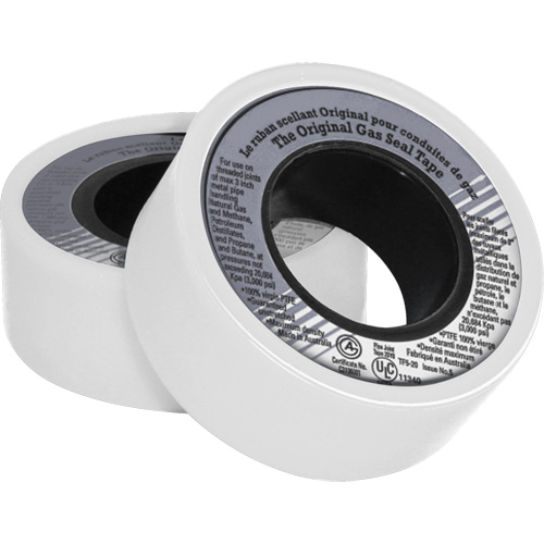 PTFE Thread Sealant Tape, 480" L x 3/4" W, White Air Extreme Inc.