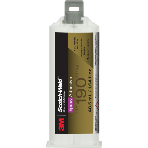 Adh&eacute;sif &eacute;poxyde DP190 Scotch-Weld, 1,64 liq. oz., Cartouche, Deux composants, Gris Air Extreme Inc.