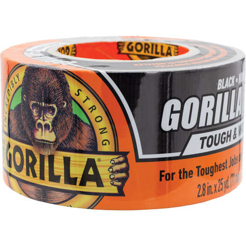 Tough & Wide Duct Tape, 17 mils, Black, 73 mm (3") x 22.86 m (75') Air Extreme Inc.