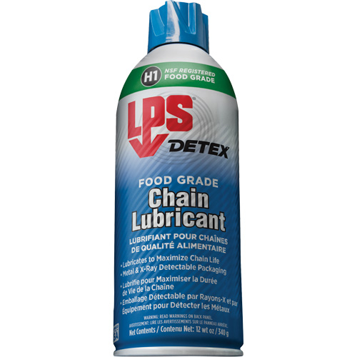 Detex&reg; Food Grade Chain Lubricant, 12 oz./340 g/430 ml, Aerosol Can Air Extreme Inc.