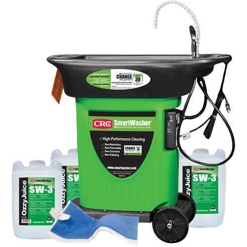 Trousse de bassin de nettoyage de pi&egrave;ces mobile SmartWasher SW-323 Air Extreme Inc.