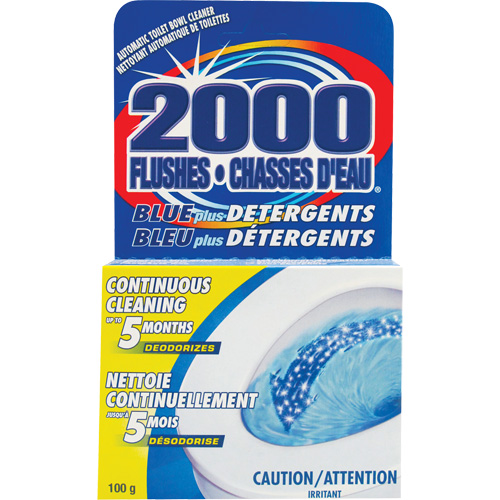 2000 Flushes&reg; Blue Plus Toilet Bowl Cleaning Detergent, 100 g, Tablet Air Extreme Inc.