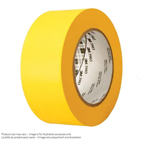 Ruban pour conduites en vinyle 3903, 76 mm (3") la x 45,75 m (150') lo, 6,5 mils, Jaune Air Extreme Inc.