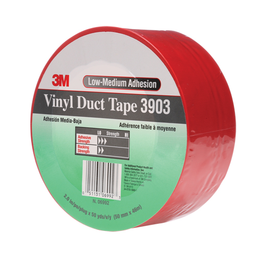 Rubans adh&eacute;sifs en vinyle 3903, 48 mm (2") la x 46 m (151') lo, 6,5 mils, Rouge Air Extreme Inc.