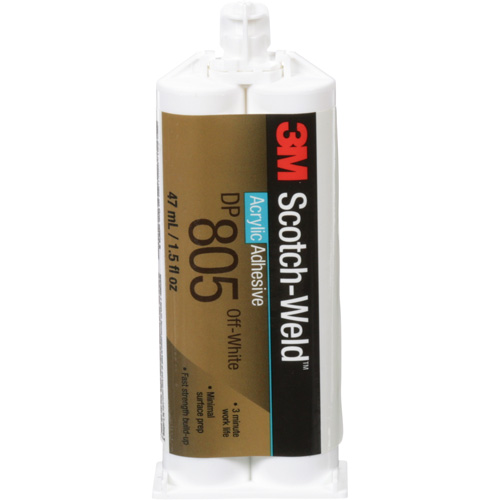 Adh&eacute;sif acrylique Scotch-Weld, Deux composants, Cartouche double, 1,6 oz liq., Blanc cass&eacute; Air Extreme Inc.