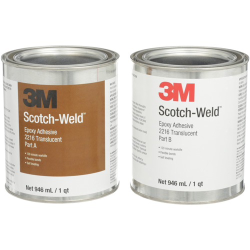 Scotch-Weld Adhesive, 32 fl. oz., Kit, Two-Part, Translucent Air Extreme Inc.