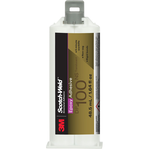 Scotch-Weld Adhesive, 1.64 fl. oz., Cartridge, Two-Part, Translucent Air Extreme Inc.