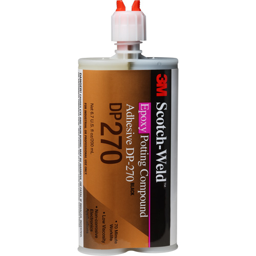 Scotch-Weld Potting Compound, 200 ml, Dual Cartridge, Two-Part, Black Air Extreme Inc.