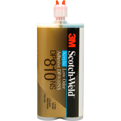 Scotch-Weld Low-Odor Acrylic Adhesive, Two-Part, Cartridge, 200 ml, Off-White Air Extreme Inc.