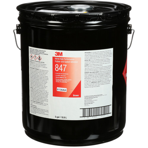 Scotch-Weld High-Performance Rubber & Gasket Adhesive, Pail, Brown Air Extreme Inc.