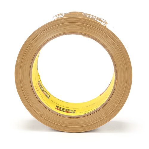 Scotch&reg; Box Sealing Tape 375, Hot Melt Adhesive, 3.1 mils, 48 mm (2") x 50 m (164') Air Extreme Inc.