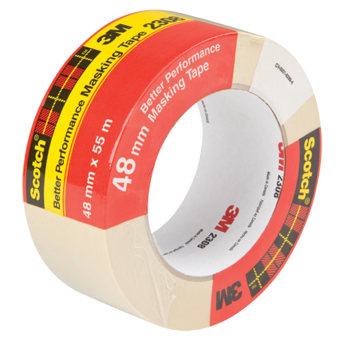 2308 Masking Tape, 48 mm (2") x 55 m (180'), Tan Air Extreme Inc.