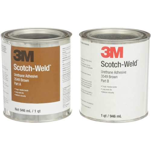 Adh&eacute;sif &agrave; base d'ur&eacute;thane 3549 Scotch-Weld, 64 oz liq., Canette, Brun Air Extreme Inc.