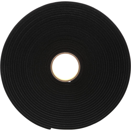 4504 Vinyl Foam Tape, 25.4 mm (1") W x 16.5 m (54') L, 250 mils, Black Air Extreme Inc.
