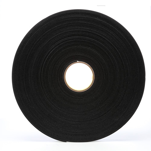 Ruban en mousse de vinyle 4508, 25,4 mm (1") la x 32,9 m (108') lo, 125 mils, Noir Air Extreme Inc.